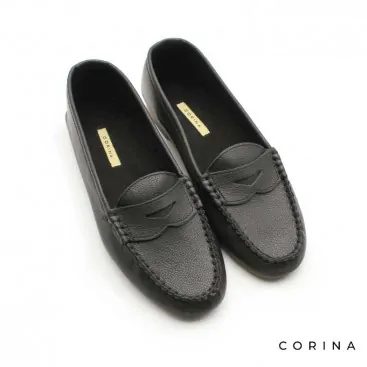 mocasines negros mujer