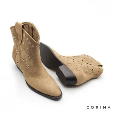 Botines de cremallera mujer
