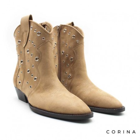 Botines Corina con tacón bajo