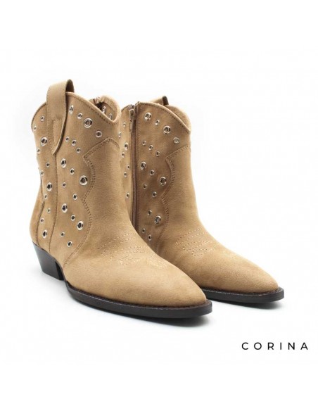 Botines Corina con tacón bajo