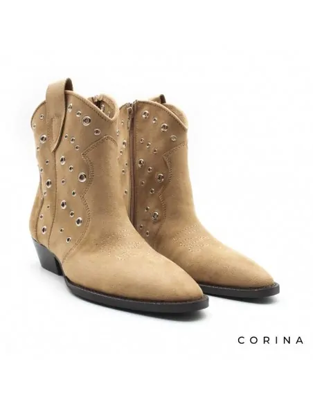 Botines Corina con tacón bajo
