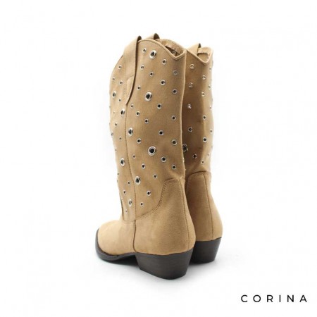 Bota camel Corina mujer