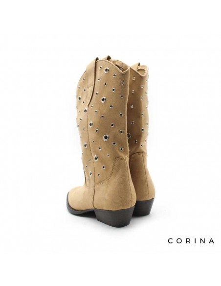 Bota camel Corina mujer