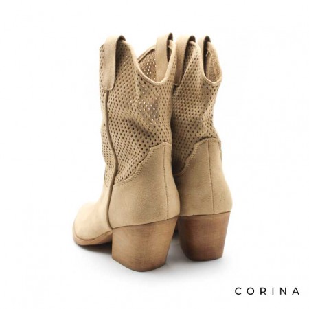 Botines primavera antelina mujer