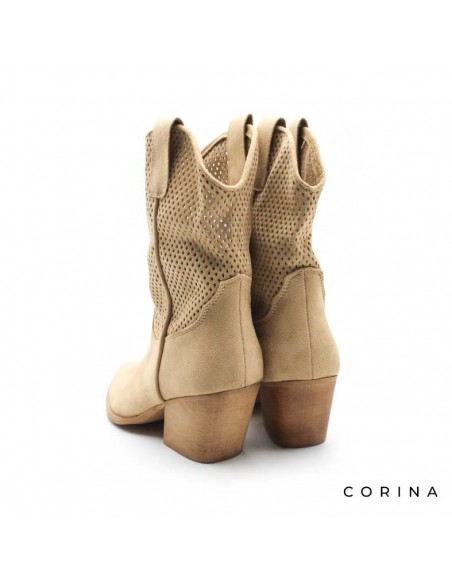 Botines primavera antelina mujer