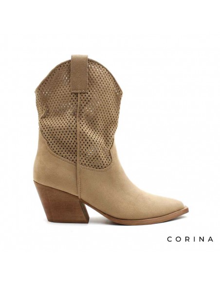 Botines cowboy calados