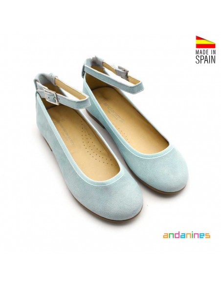 bailarina azul celeste niña