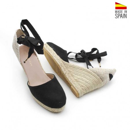 Alpargatas Negras de Mujer