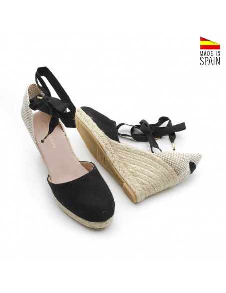 Alpargatas Negras de Mujer