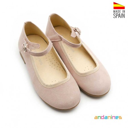 Merceditas suaves niña rosa