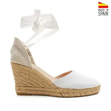 alpargatas mujer blancas