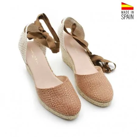 alpargatas serpiente cuña mujer