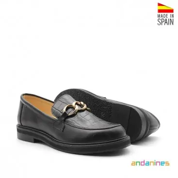 Zapatos elegantes niña negros