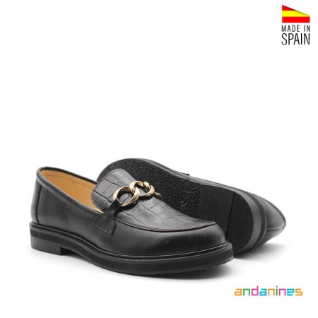 Zapatos elegantes niña negros