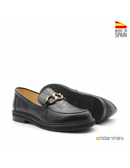 Zapatos elegantes niña negros