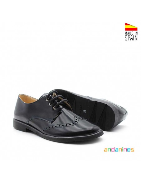 Zapato azul marino niña Andanines