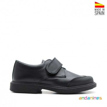Zapatos escolares azul marino niño
