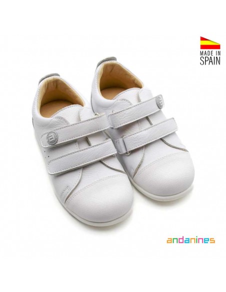 Zapatillas Blancas velcros