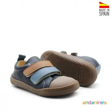 zapato piel barefoot niño​
