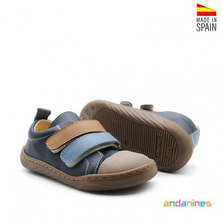 zapato piel barefoot niño​