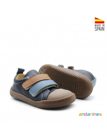 zapato piel barefoot niño​