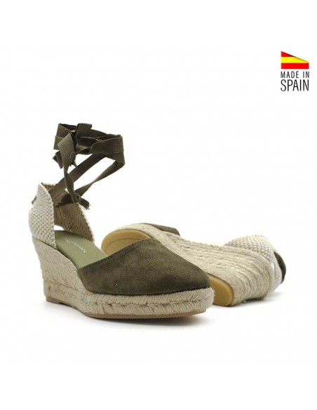 valencianas verde militar