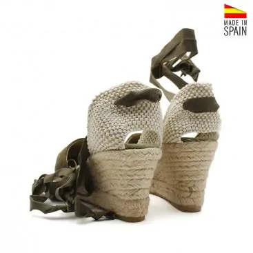 alpargatas serraje verde