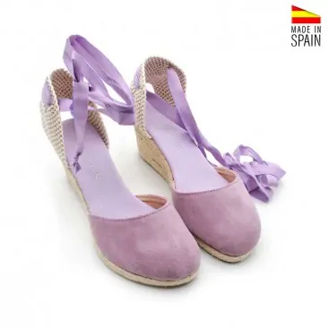 alpargatas mujer lilas