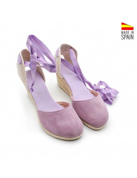 alpargatas mujer lilas