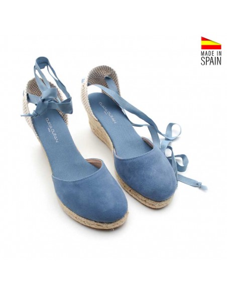 esparteñas azul piel