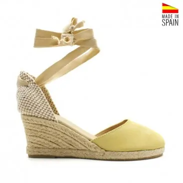 Alpargatas verdes mujer