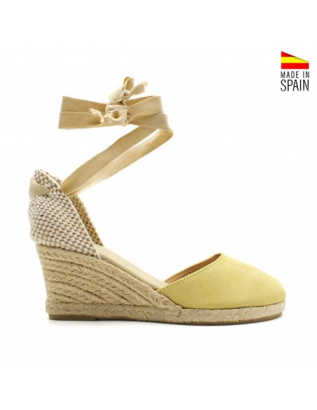 Alpargatas verdes mujer