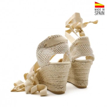 Cuñas de esparto mujer