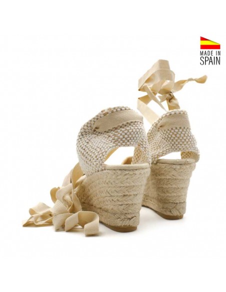 Cuñas de esparto mujer