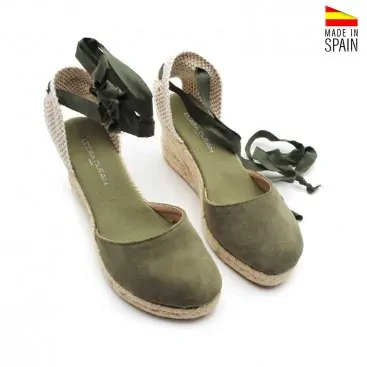 Cuñas piel mujer verano