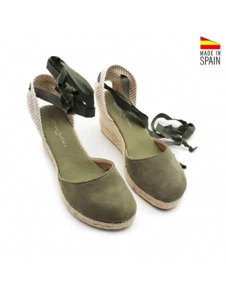 Cuñas piel mujer verano