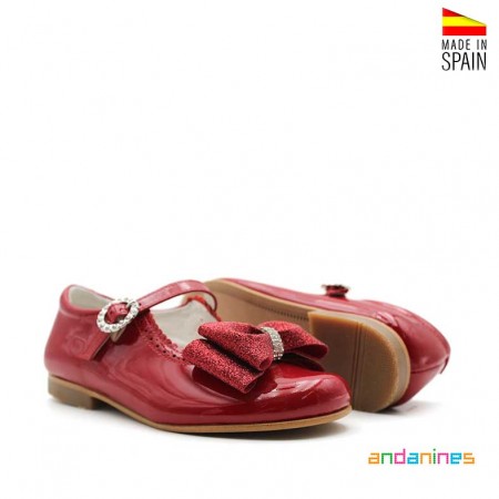 Zapatos Niña Fiesta Rojos