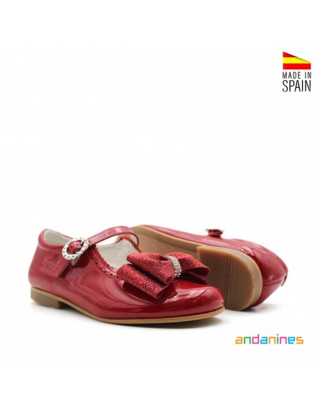 Zapatos Niña Fiesta Rojos