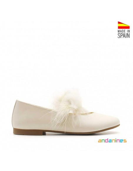 Merceditas Comunión Beige