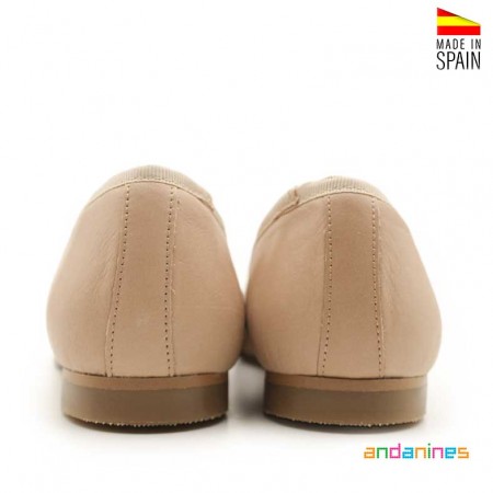 Bailarinas color taupe