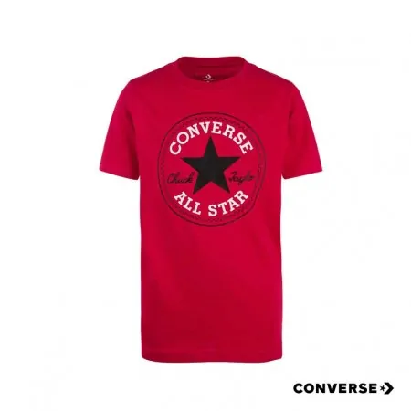 Camiseta roja Converse niño