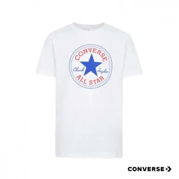 Camiseta Converse blanca niño