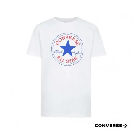 Camiseta Converse blanca niño