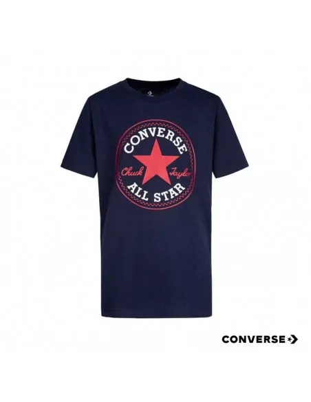 Camiseta azul Converse niño