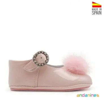 Zapatos bebé Andanines rosa