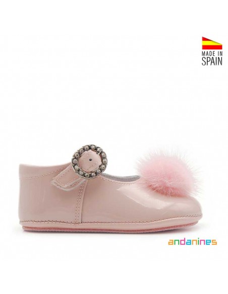 Zapatos bebé Andanines rosa
