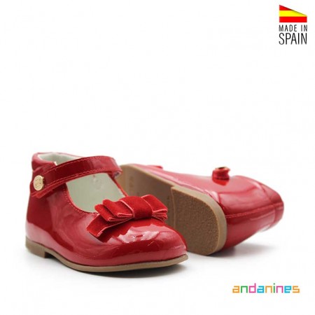 Zapatos rojos niña Andanines