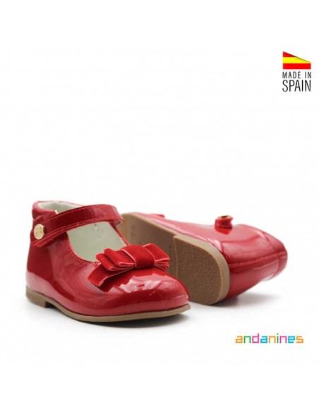 Zapatos rojos niña Andanines
