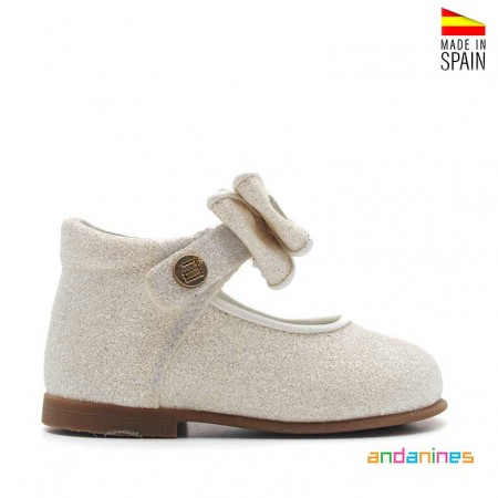 Zapatos fiesta brillantes niña