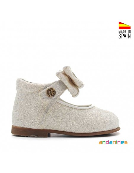 Zapatos fiesta brillantes niña